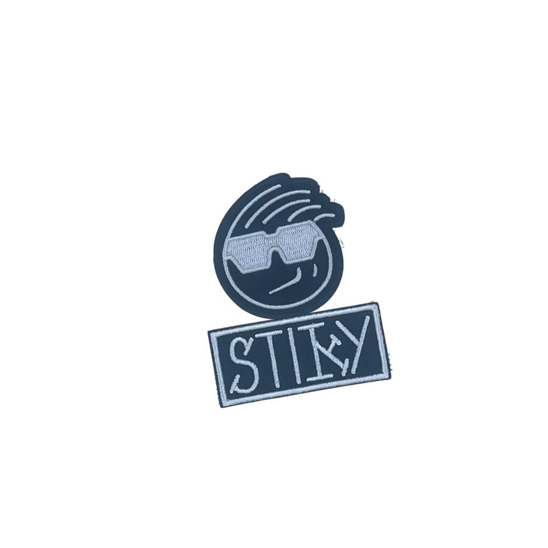 Classic Stiky Logo Patch "Black"